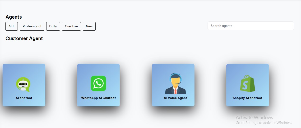screenshot of AI Agent for Sales